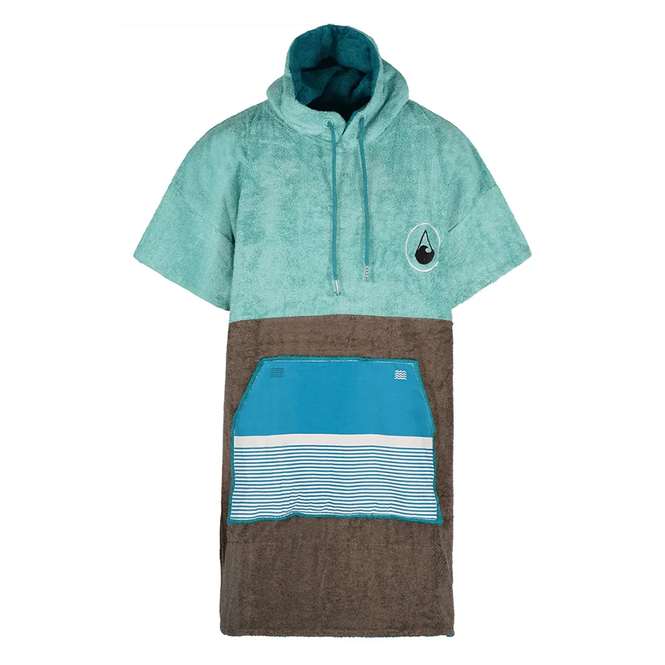 WAVE HAWAII PONCHO BAMBOO TRES En Coton Bio Et Fibre De Bamboo 3 WAVE HAWAII PONCHO BAMBOO TRES En Coton Bio Et Fibre De Bamboo