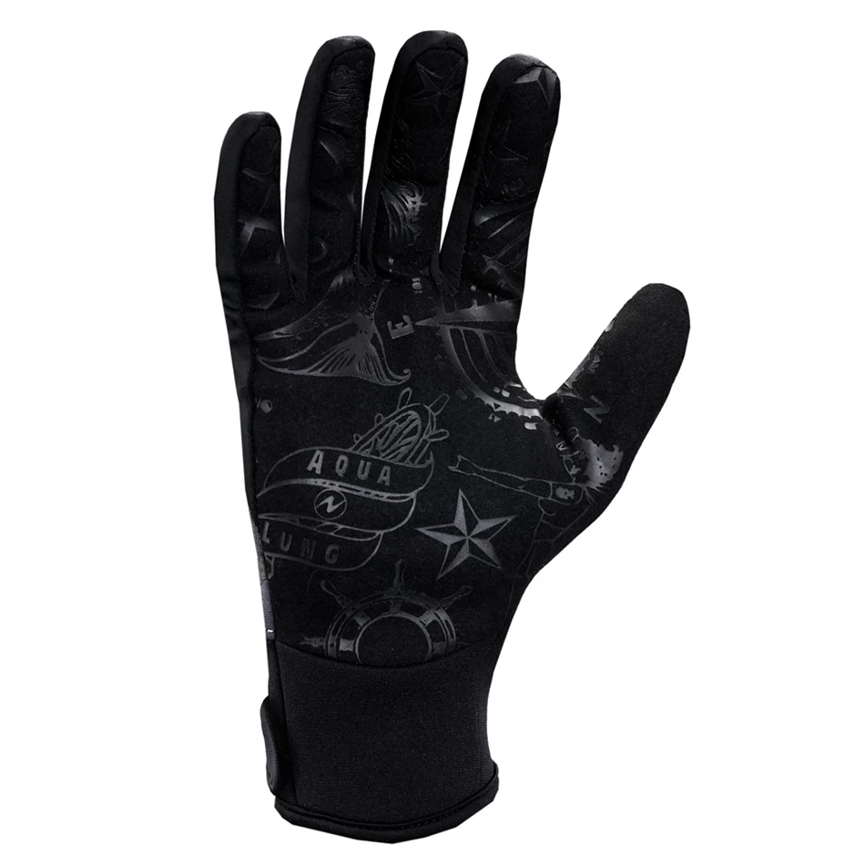 AQUALUNG ADMIRAL III Noir/gris Gants Homme 5 AQUALUNG ADMIRAL III Noir/gris Gants Homme – Image 3
