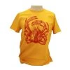 L'ARAIGNEE T-Shirt ARAIGNEE DE MER Jaune/rouge