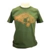 L'ARAIGNEE T-Shirt Poisson SAINT PIERRE Vert/orange -Plongée Équipement Magasin tshirt st pierre vert orange 09 12 22
